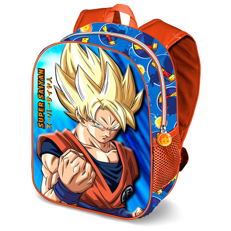 Mochila 3D Super Saiyan Dragon Ball 31cm