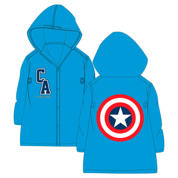 Chubasquero Capitan America Vengadores Avengers Marvel
