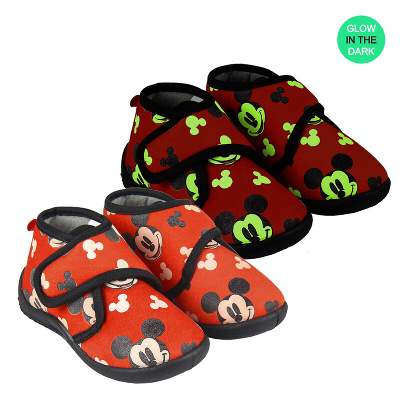 Pantuflas Mickey Disney brilla en oscuridad