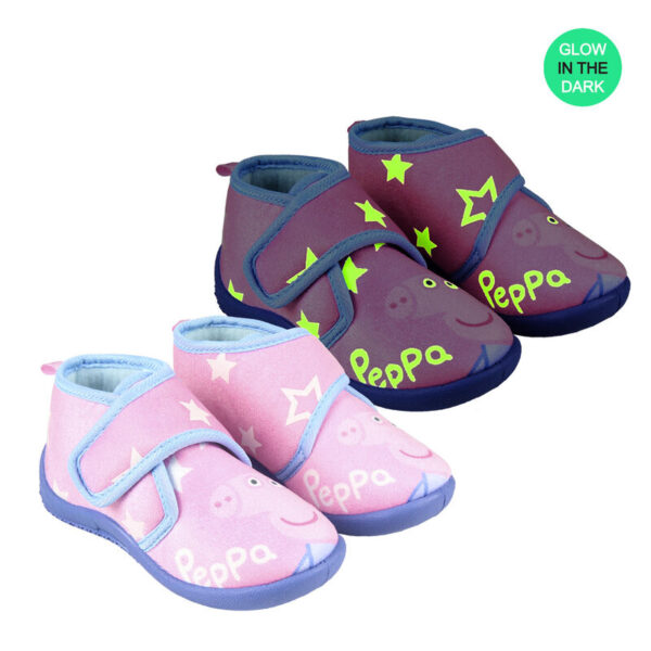 Pantuflas Peppa Pig brilla en oscuridad