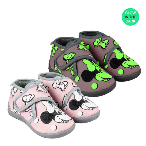 Pantuflas Minnie Disney brilla en oscuridad
