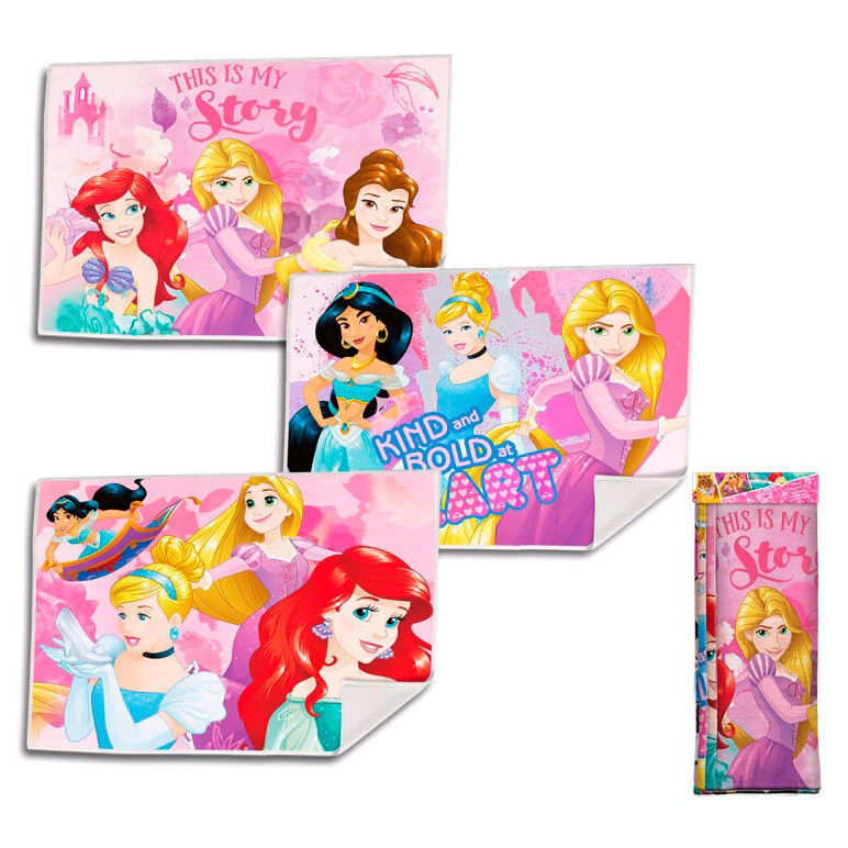 Set 3 toallas mano Princesas Disney surtido