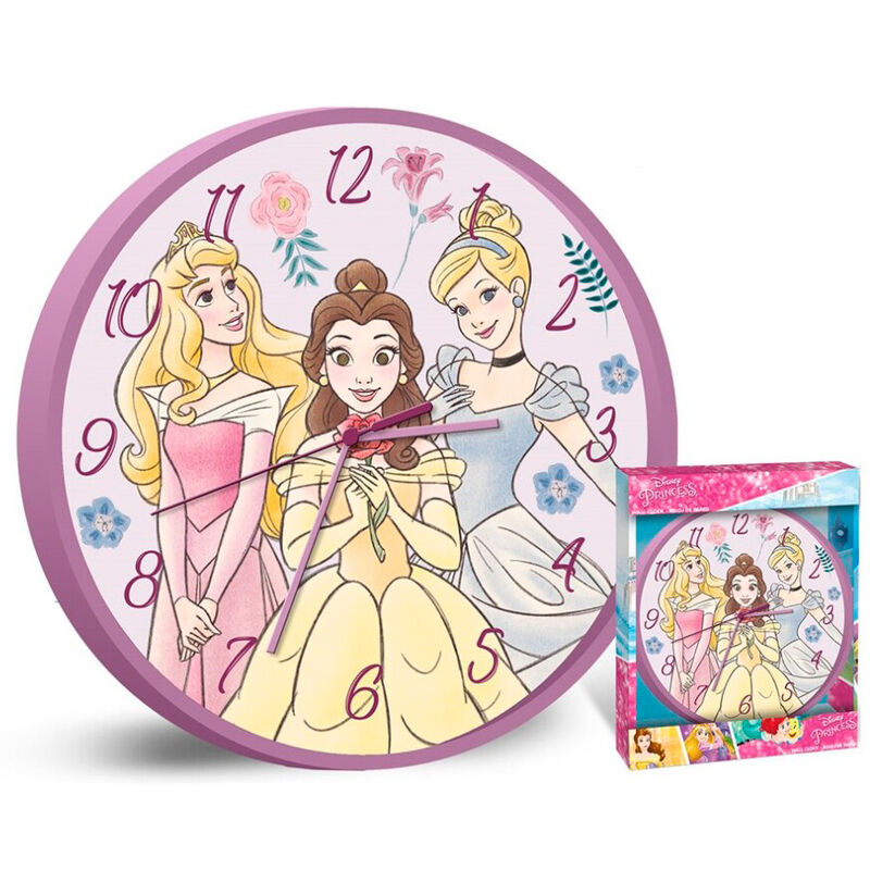 Reloj pared Princesas Disney