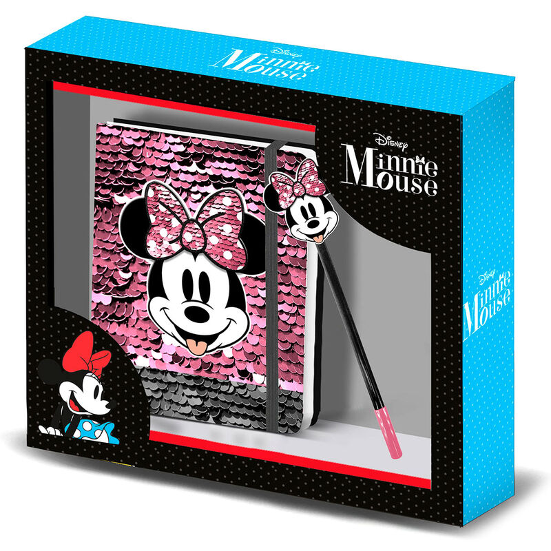 Set diario + boligrafo Lollipop Minnie Disney