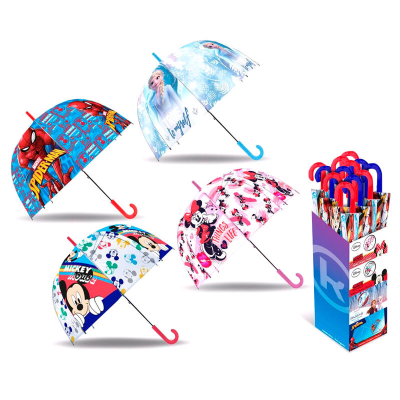 Paraguas automatico Marvel Disney surtido 45cm