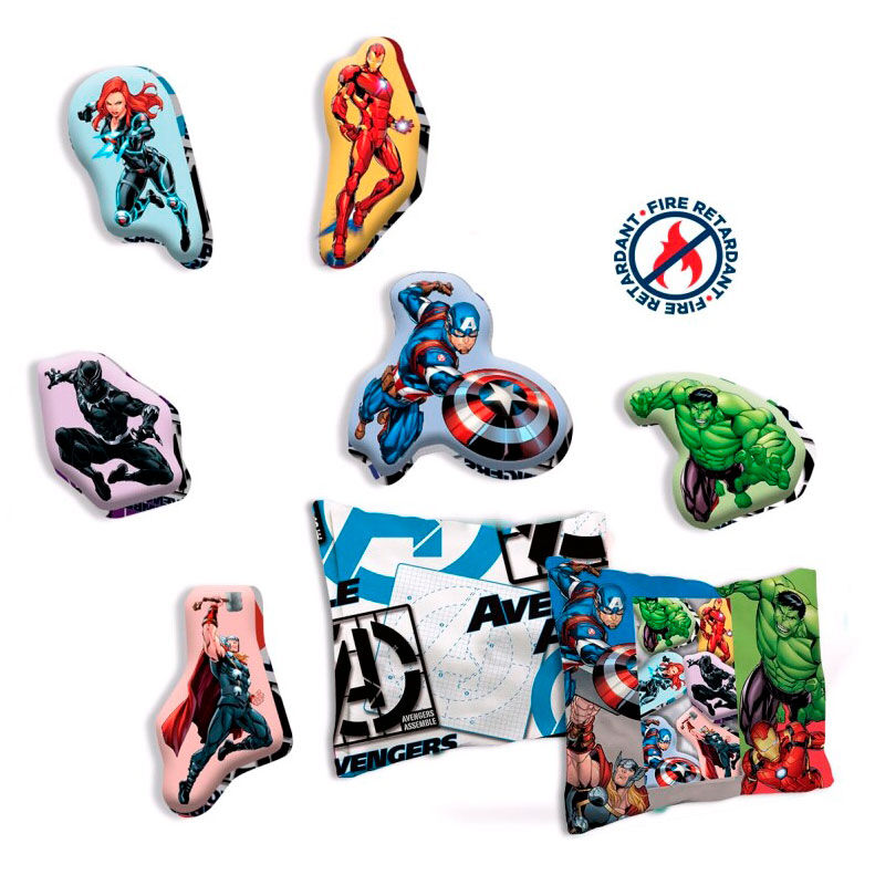 Set cojin + mini cojines Vengadores Avengers Marvel