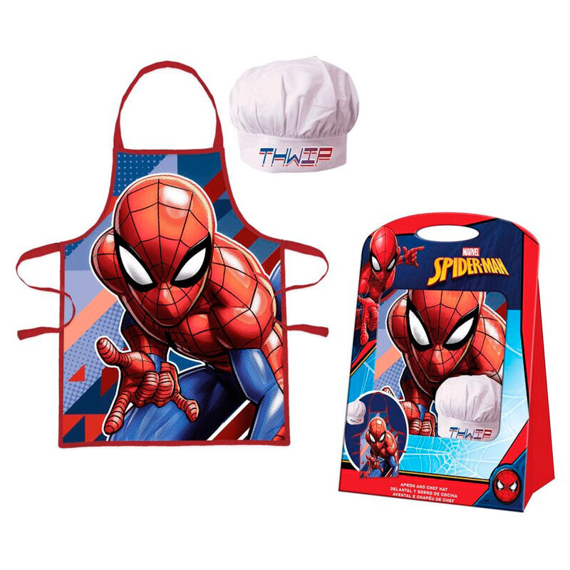 Set delantal Spiderman Marvel