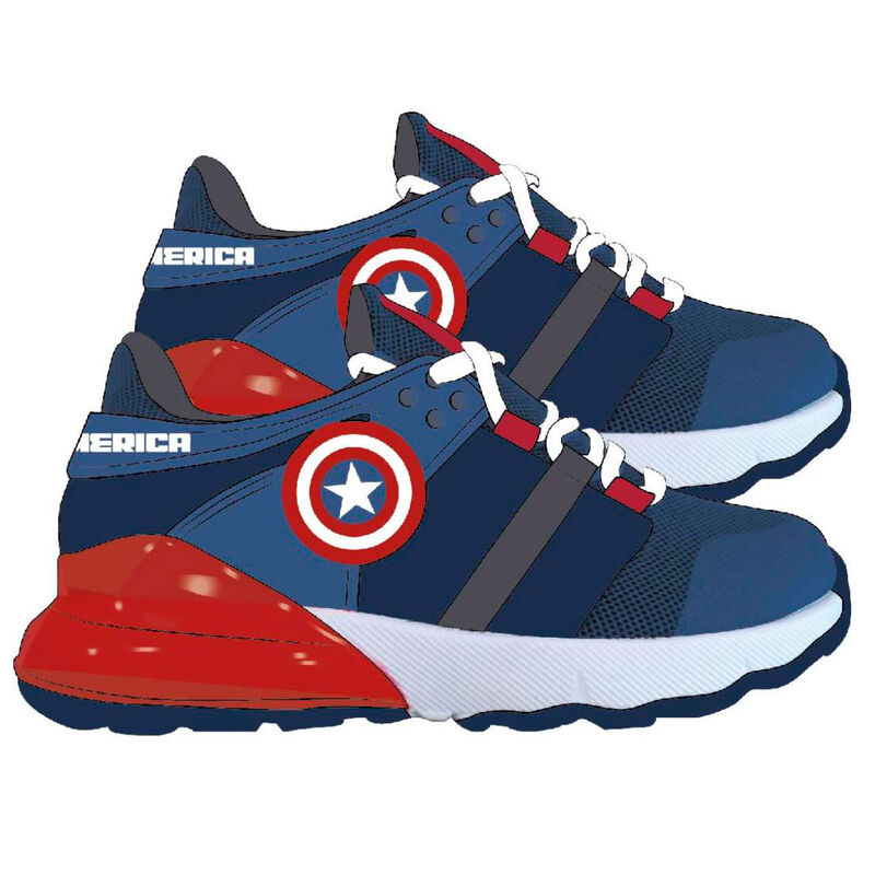 Zapatillas deportivas Capitan America Marvel