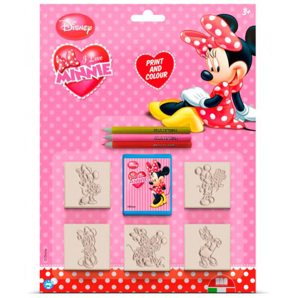 Set 5 sellos Minnie Disney