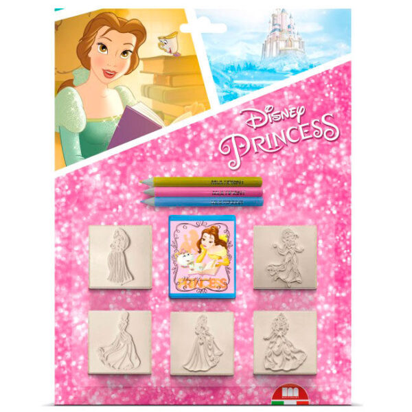 Set 5 sellos Princesas Disney