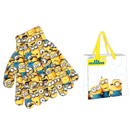 Guantes + bolsa Minions