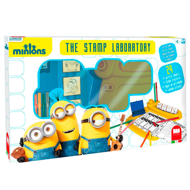 Laboratorio actividades + 5 sellos Minions