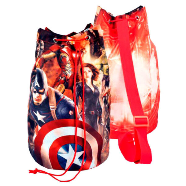 Mochila tubo Vengadores Avengers Marvel 38cm
