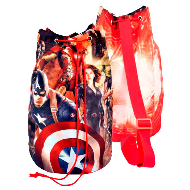 Mochila tubo Vengadores Avengers Marvel 38cm