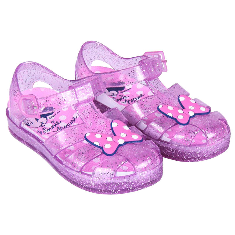 Sandalias glitter Minnie Disney