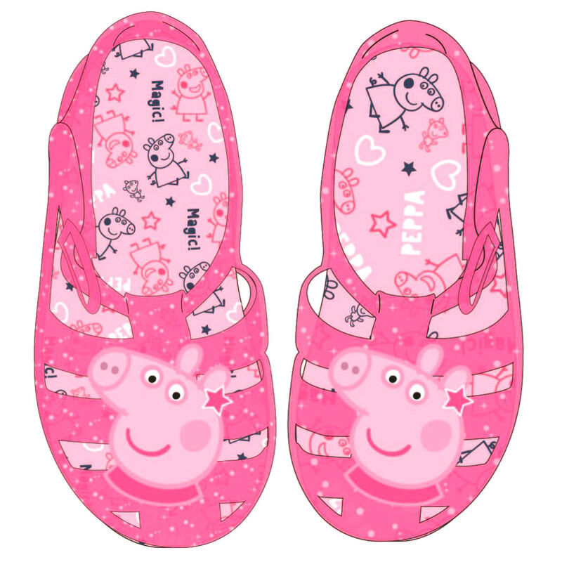 Sandalias glitter Peppa Pig