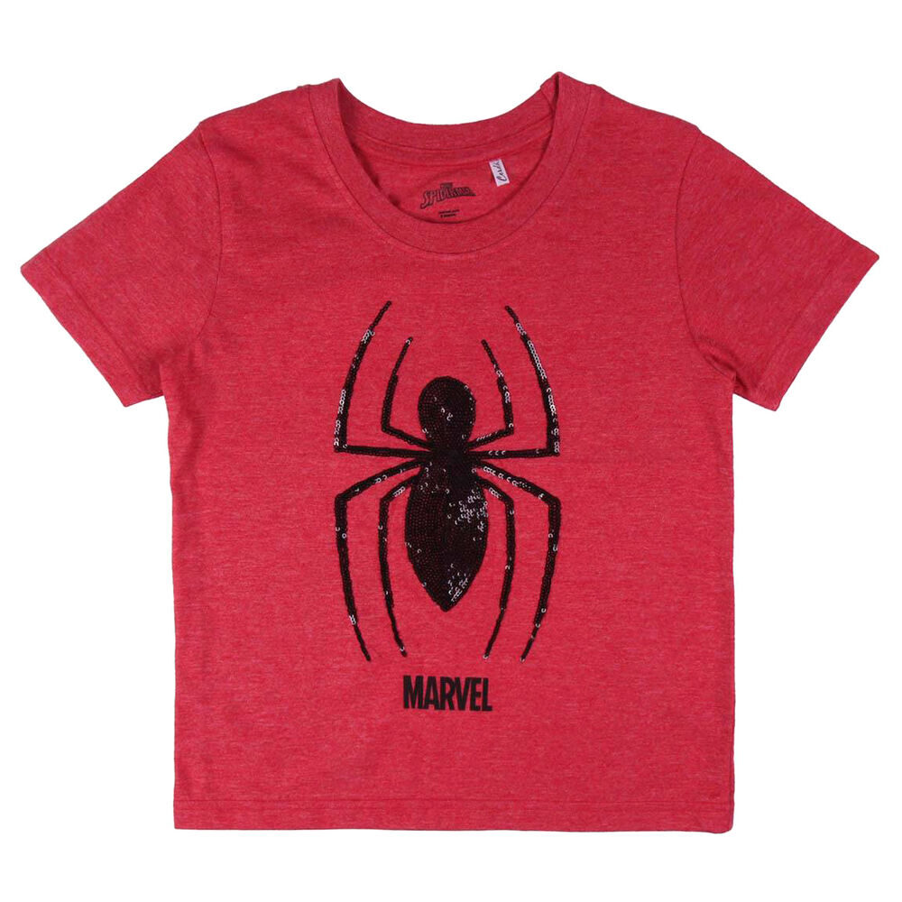 Camiseta lentejuelas Spiderman Marvel