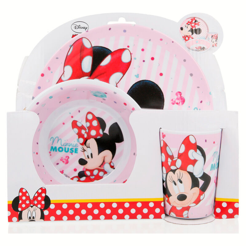 Set desayuno melamina Minnie Disney