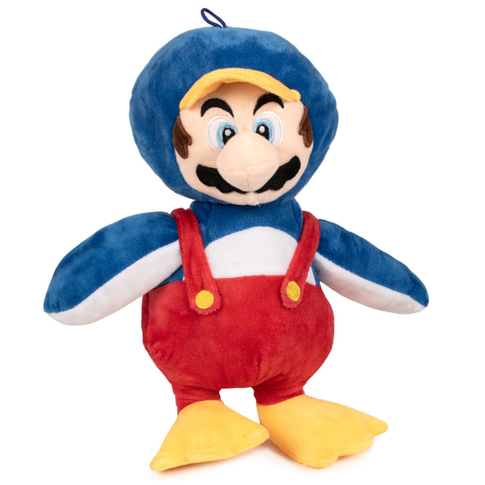 Peluche Super Mario Pinguino Mario Bros soft 35cm