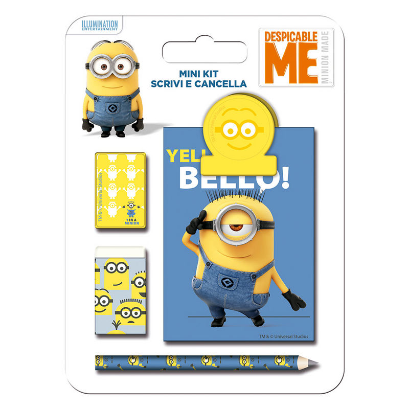 Set escribe borra Minions