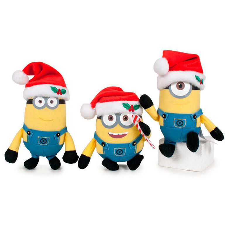 Peluche llavero Minions Christmas 10cm surtido