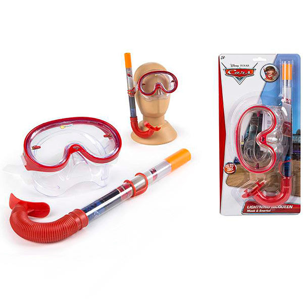 Set gafas tubo bucear Cars Disney