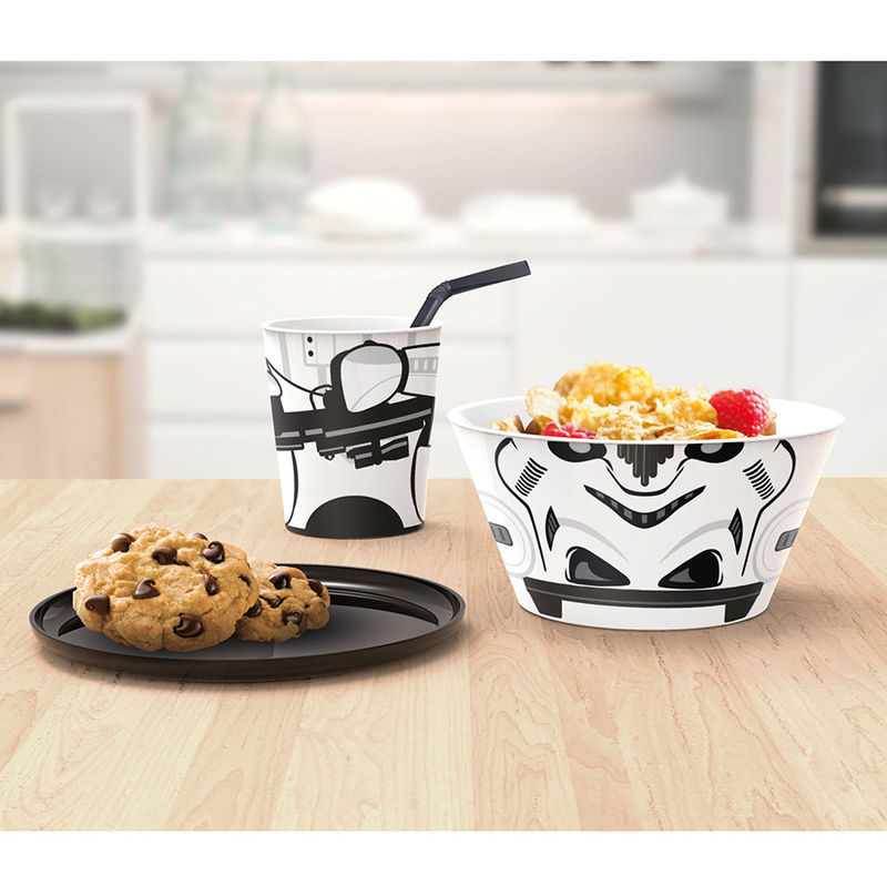 Set desayuno Star Wars stormtrooper apilable