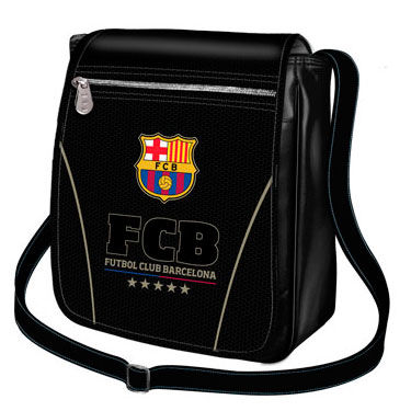 Bandolera FC Barcelona Black vertical