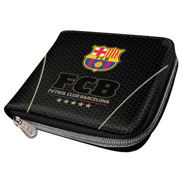Billetero FC Barcelona Black zipper