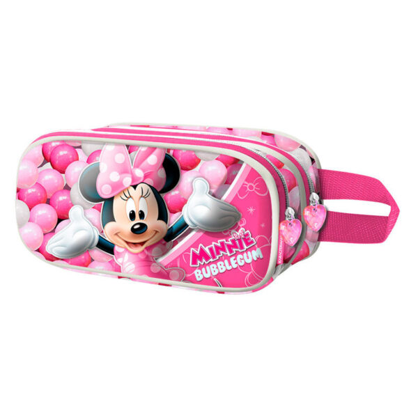 Portatodo 3D Minnie Disney Bubblegum doble