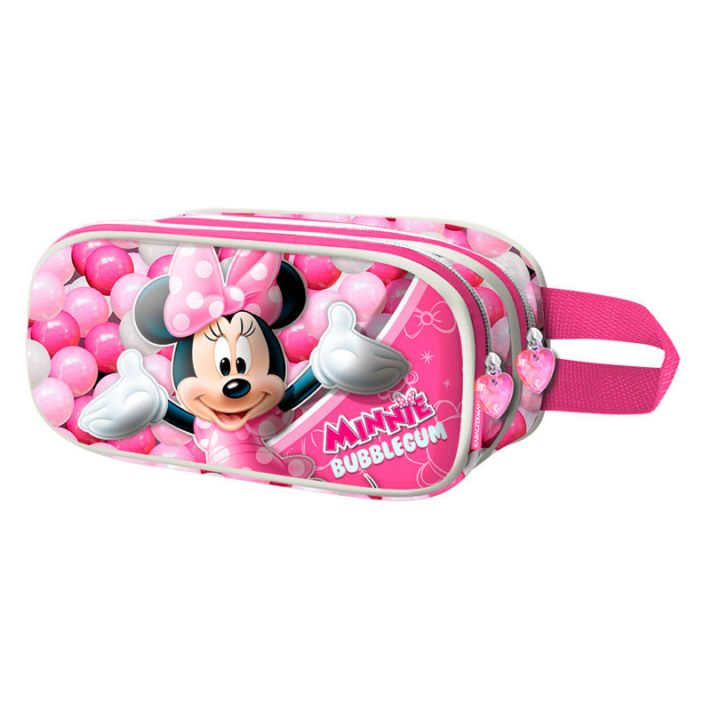 Portatodo 3D Minnie Disney Bubblegum doble