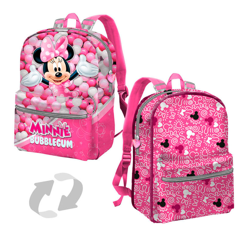 Mochila reversible Minnie Disney Bubblegum 32cm