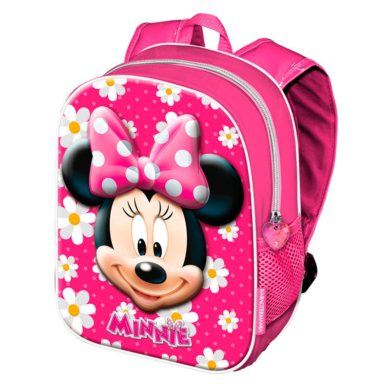 Mochila 3D Minnie Disney Flowers 32cm