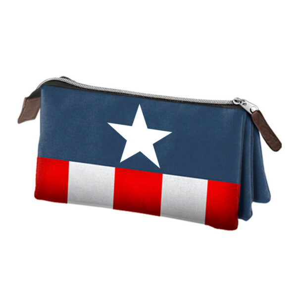 Portatodo Capitan America Marvel triple